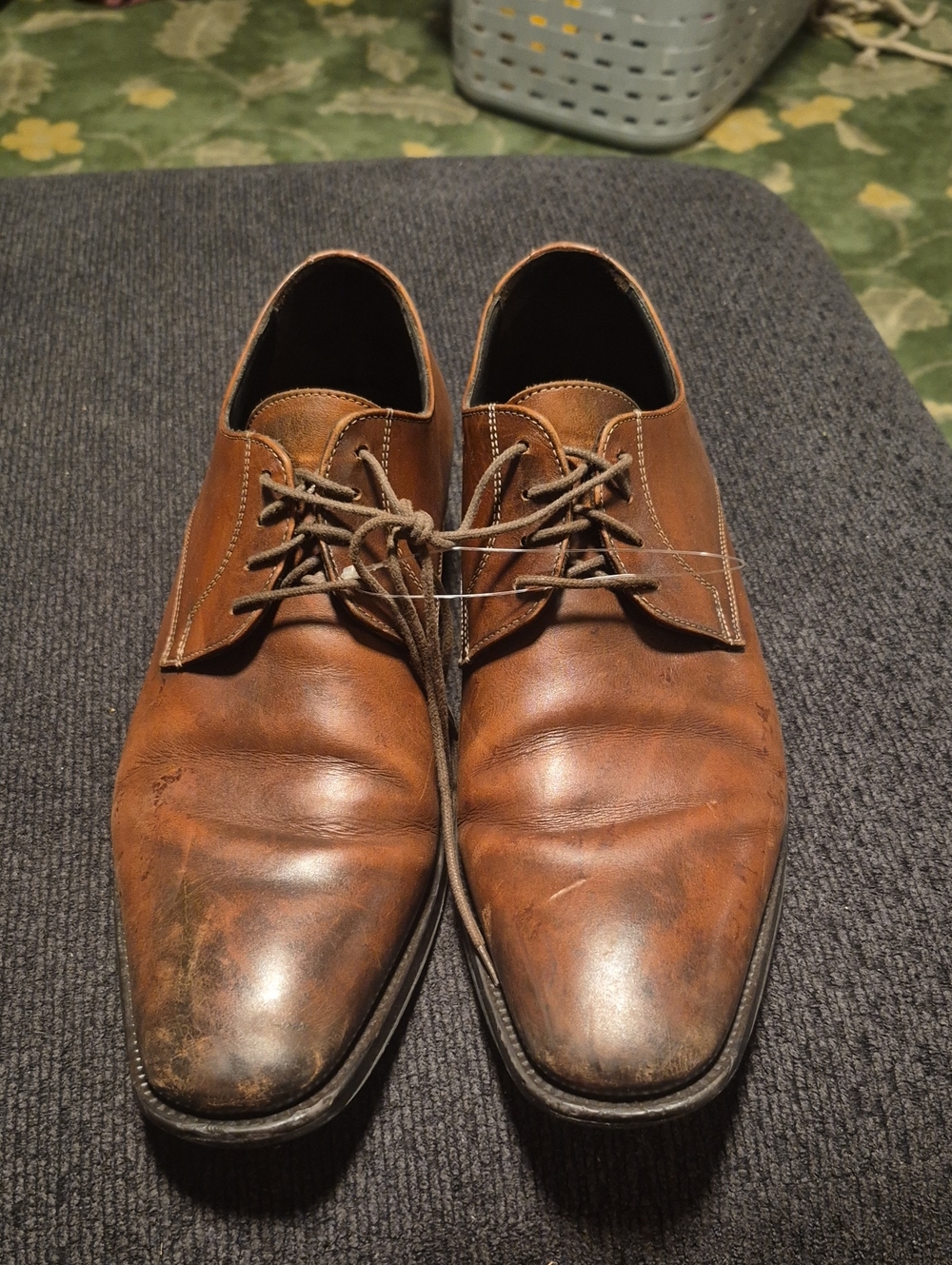 To Boot Men's Brown Leather Derby Lace-Ups